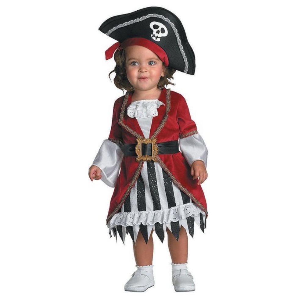 Infant Pirate Princess Costume Sz 12-18 Months